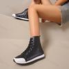Sports Style Women's Casual High Top Fashion Trend Short Boots  Autumn New Comfortable Versatule Non Slip Zipper Ankle Boots