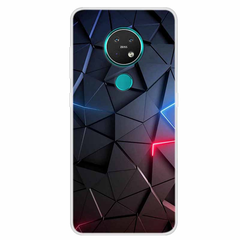 Для Nokia 7.2 Чехол Nokia 6.2 Роскошный Силиконовый ТПУ Мягкая Задняя Крышка Чехол для Телефона Для Nokia 7.2 Funda TA-1193 TA-1178 Мультяшный Coque
