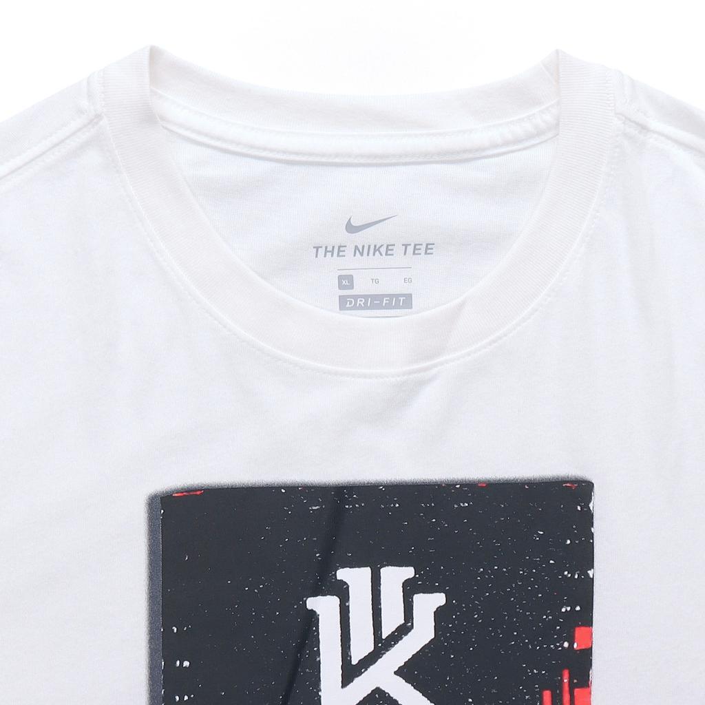 Nike 2019 Kyrie Kyrie Irving Баскетбольная футболка с коротким рукавом Белая Мужская AJ9695-100