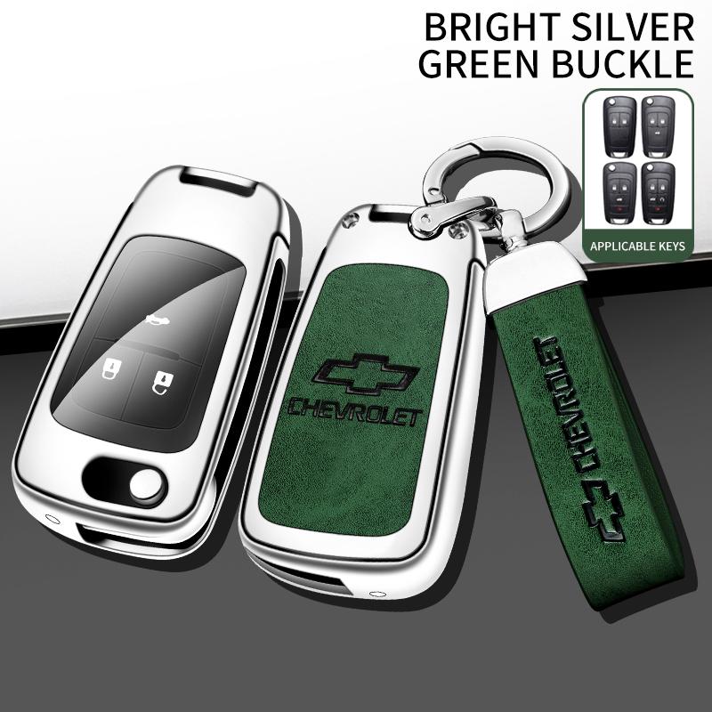 AABHO1 Alloy Car Remote Key Case Cover Shell For Chevrolet Chevy Malibu Camaro Cruze Traverse Spark Equinox Sonic Volt Bolt Accessories
