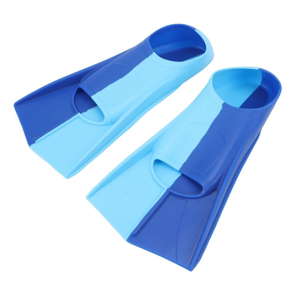 2PCS Silicone Swimming Training Flippers Anti-Slip Swim Training Fins for Diving Breaststroke