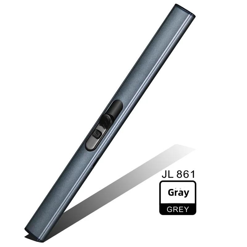 Зажигалка для барбекю на открытом воздухе с USB-дугой, перезаряжаемая, длинная, для кухонной газовой плиты, ветрозащитная, плазменная, беспламенная, электрическая зажигалка