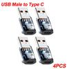OTG USB C Female To USB A Male Adapter Converter High Speed Transfer for IPhone 16 15 IPad Tablet for Samsung Galaxy Android