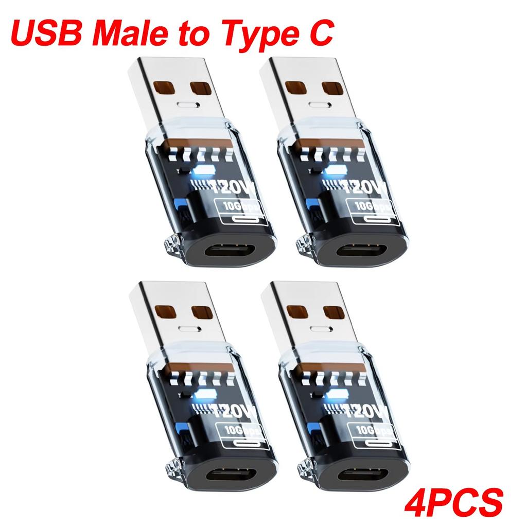 OTG USB C Female To USB A Male Adapter Converter High Speed Transfer for IPhone 16 15 IPad Tablet for Samsung Galaxy Android