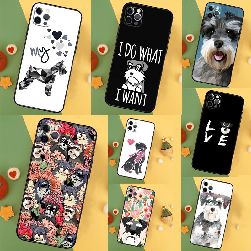 Schnauzer Puppy Dog Art Case For Xiaomi Redmi Note 14 Pro 10 11 12 13 15 Pro Plus Redmi 15C 14C 10C 12C 13C 15 Cover