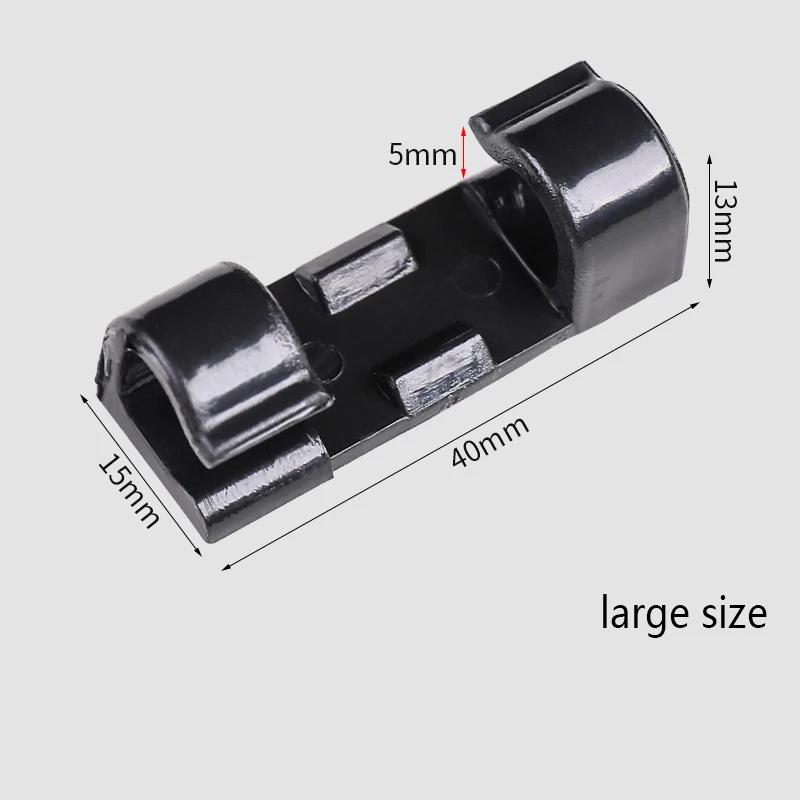 20Pcs Self Stick Wire Organizer Line Cable Buckle Clips Clamp Table Wall Fixer Fastener Holder on Data Telephone Line Winder