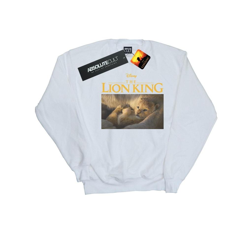 Disney Mens The Lion King Movie Baby Simba Photo Sweatshirt