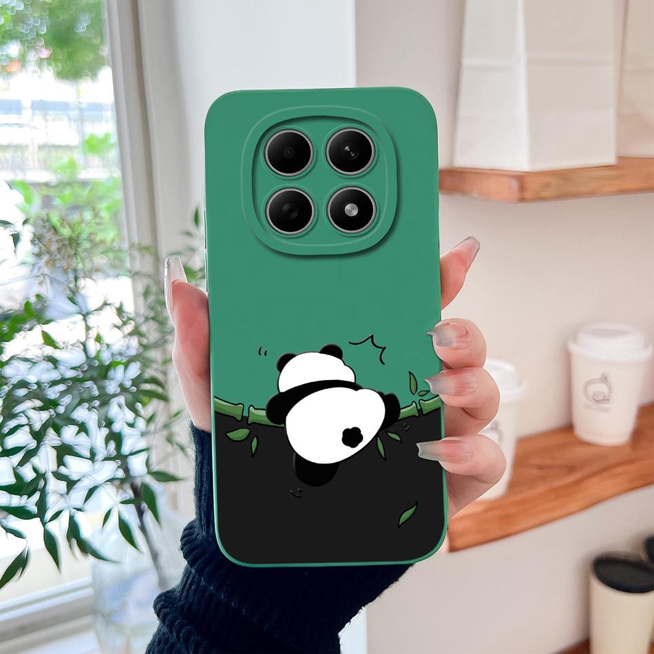 Чехол для Poco M8 Pro Милый дизайн Ударопрочный Защита для телефона Мягкий Жидкий Силикон Высокое качество Задняя крышка Для Poco M 8 M8Pro Capa