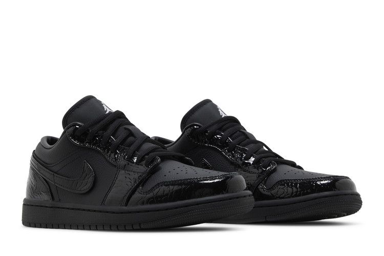 Jordan 1 Низкий SE Патентный Слон Черный (Женский)