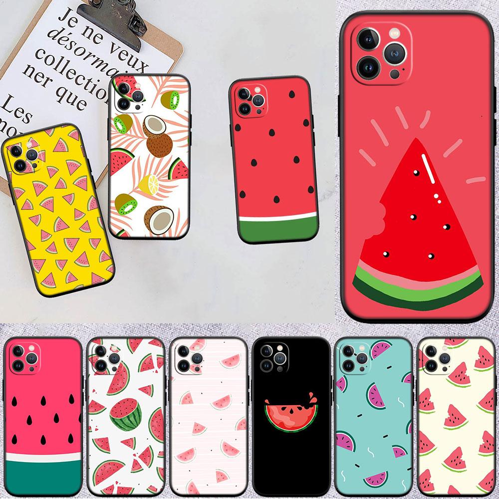 PP14 Мультяшный чехол с арбузом для Samsung A11 A12 A13 A15 A52S A53 A55 A56 A70 A71 A72 A73 F06 F16 F56 S10 Plus S10e
