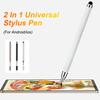 Универсальный стилус 2 в 1 для iOS Android Touch Pen Рисование емкостным карандашом для iPad Samsung Xiaomi Tablet Smart phone
