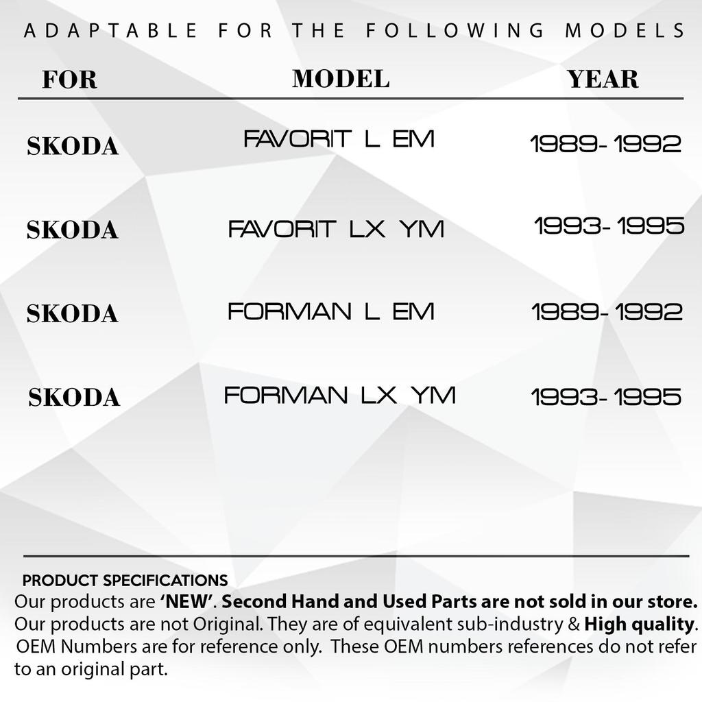 Линза заднего фонаря для Skoda Favorit Forman - левая