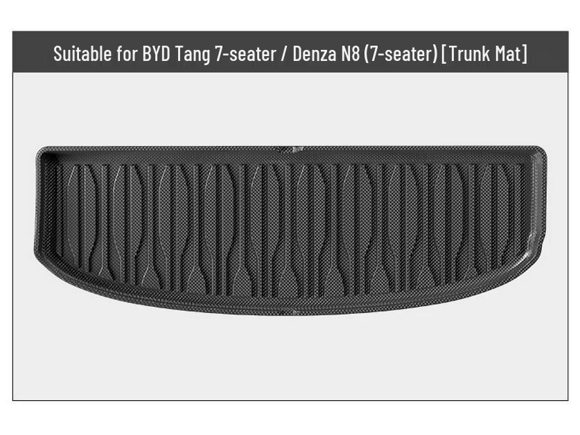 Всепогодный ТПЭ коврик в багажник для BYD Tang Tengshi N8 2022-2024