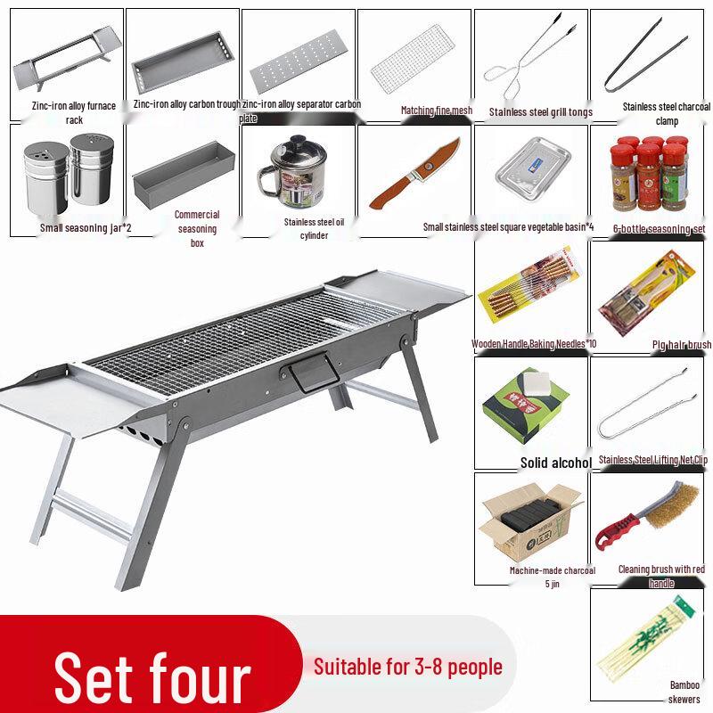 Naiduo Portable Charcoal BBQ Grill