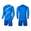 Kelme Soccer Goalkeeper Training Set, Kids' Long Sleeve Shirt and Pants (Blue, 160cm)