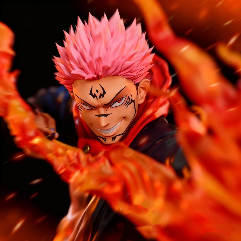 Jujutsu Kaisen 30см Экстремальное Издание Сукуна Фигурки Действия Юдзи Итадори Аниме Игрушка GK Модель ПВХ Раскрашенная Готовая Статуя Подарки Мальчикам