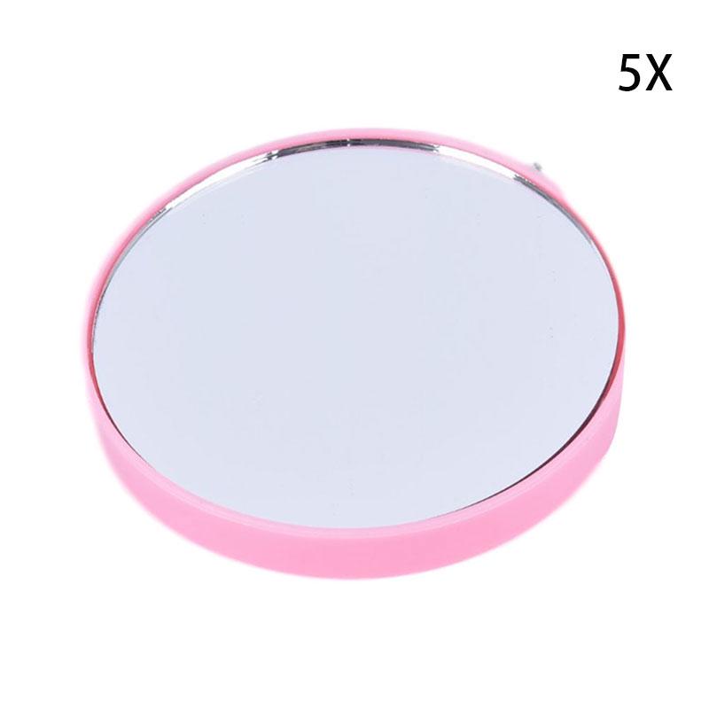 Portable Mini Makeup Mirror Sucker Magnifier Creative Portable Small Round Mirror