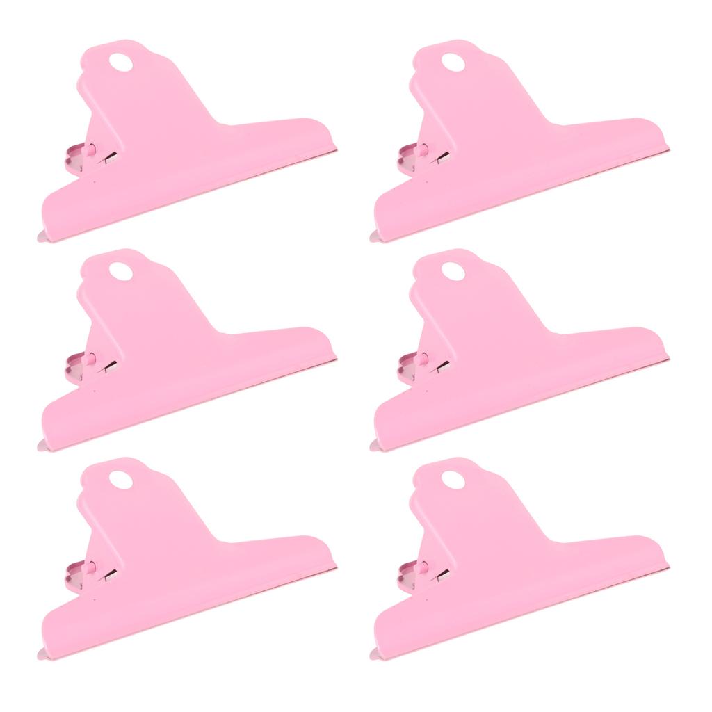 10pcs Metal Clip Iron Large Clip Strong Clamping Force Paper Clips for School Tickets Photos