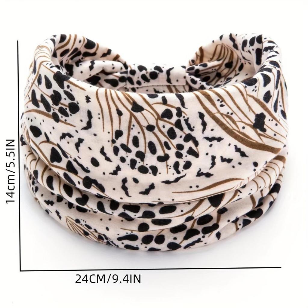 Женская богемная повязка для йоги с узором «кешью» - Впитывающая пот, эластичный хлопковый аксессуар для волос