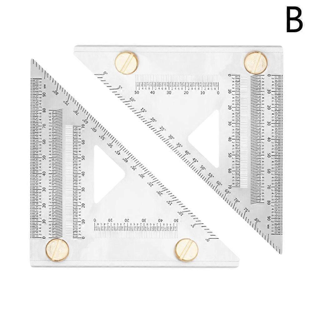 Stainless Steel Triangular Woodworking Ruler