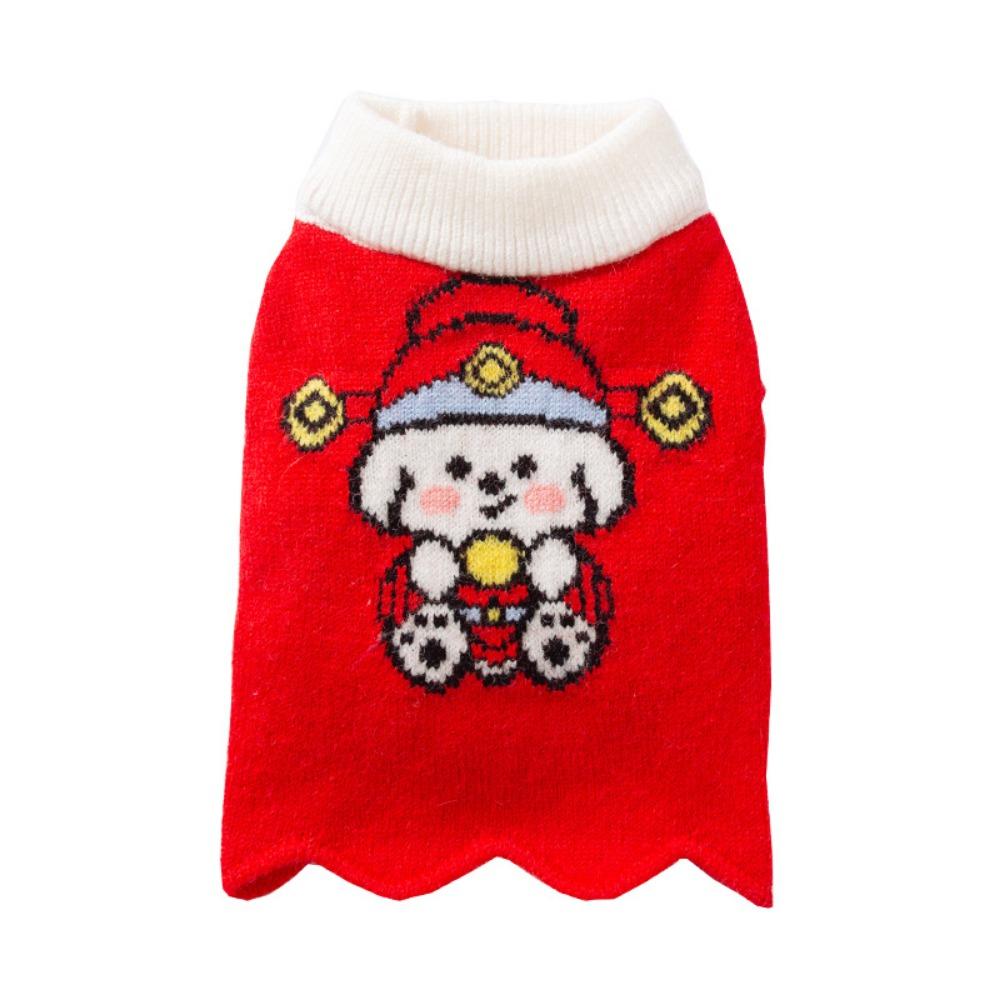 Lightweight Pet Knitted Sweater Adjustable Winter Knitted Pet Coat  for Dogs/Cats