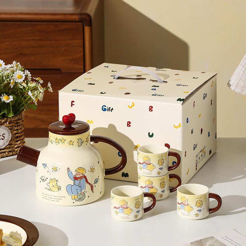 Высококачественный керамический горшок Звездного Принца Подарочные сувениры на открытие фестиваля для милого забавного горшка Чайник Чашка для воды Чашка для чая