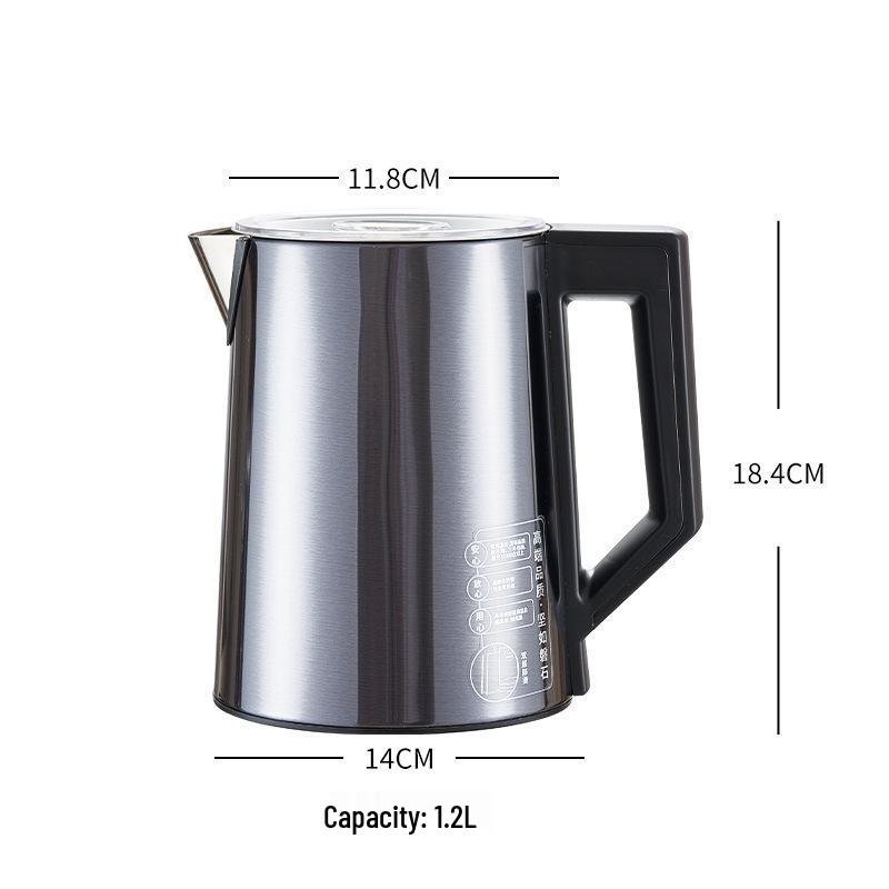 Stainless Steel Electric Tea Kettle with Water Dispenser, Tea Stove, and Five Rings - Compact Single Kettle