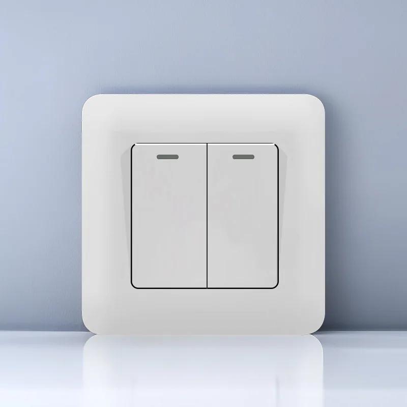 Стандарт ЕС Одинарная силовая розетка Выключатель USB Настенные розетки Двойные розетки Настенные розетки типа 86 ТВ Телефонные розетки