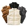 Американский ретро замшевый жилет мужской осенне-зимний модный бренд свободный утолщенный теплый жилет без рукавов