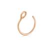 Маленькое тонкое U-образное поддельное носовое кольцо золотого цвета, пирсинг носового кольца, модное простое носовое кольцо унисекс, ювелирные изделия, подарки AVE