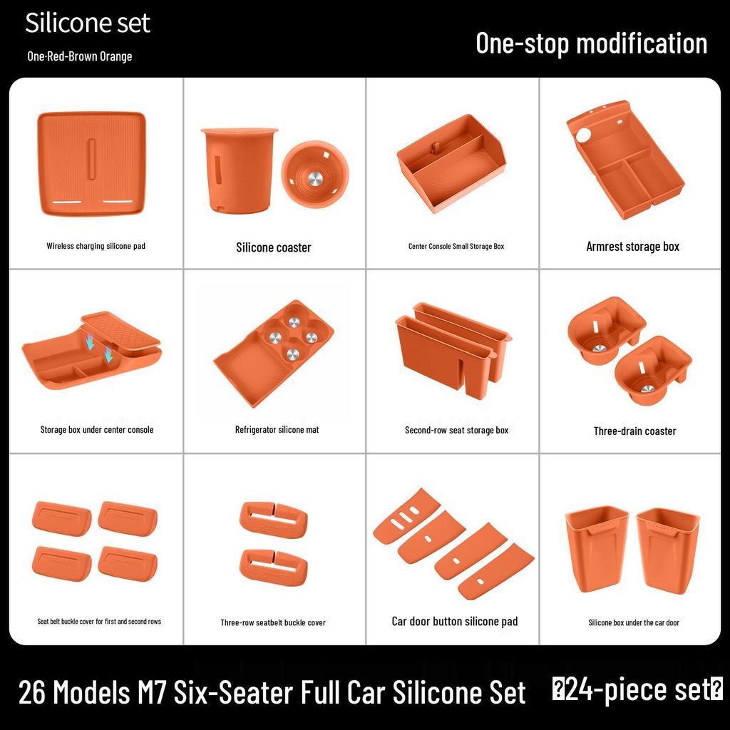 AITO M7 M8 M9 Accessories: Wireless Charger Pad & Interior Trim Mod Kit