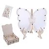 Butterfly Shape Wedding Guest Book Wooden Reception Signs  Wedding Decoration