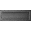 Vent Cover 17x49 Black and Silver with Blinds