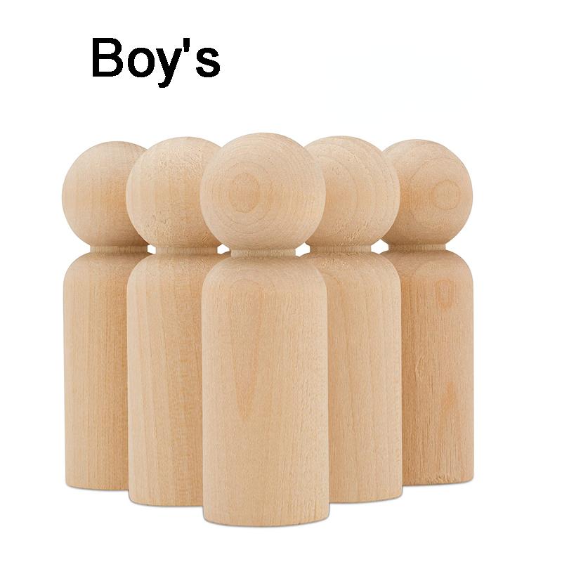 10 шт., натуральные незавершенные деревянные колышки, тела кукол, деревянные куклы, березовые деревянные колышки, люди, женщины и мужчины для DIY, живопись, искусство, ремесла, декор