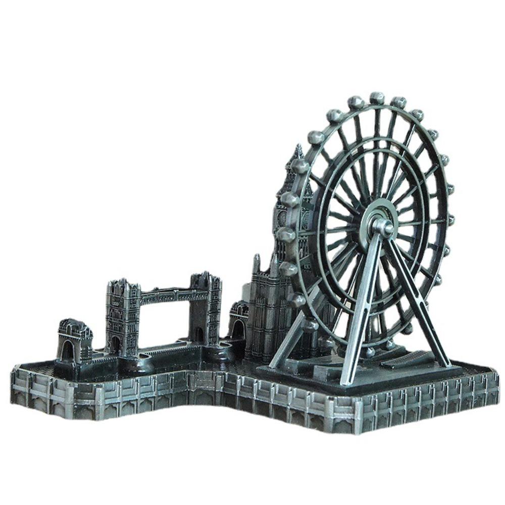Metal London Eye Big Ben Tower Bridge Vintage Miniatures Statue Sculpture Paris Tourist Souvenirs