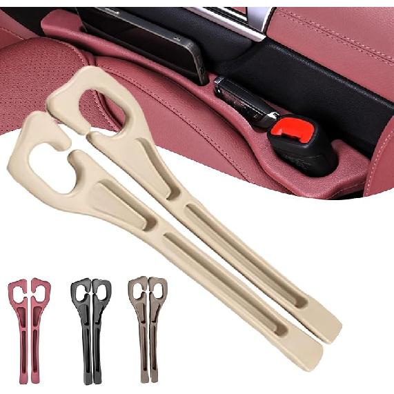 2PCS Car Seat Gap Filler Organizer, No Drop Seat Guard, Automotive Trays & Bags, Drop Seat Gap Fillers Between Seat And Console Stop Things From