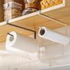 Durable Paper Roll Holder Metal Cling Film Storage Rack High Quality Kitchen Tissue Accessories