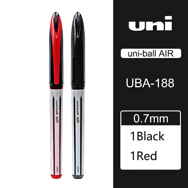 Ручка-роллер UNI Uni-ball UBA188, перо из смолы 0,5/0,7 мм, кисть для каллиграфии, супергладкая, для рукописного текста, подписи, черчения