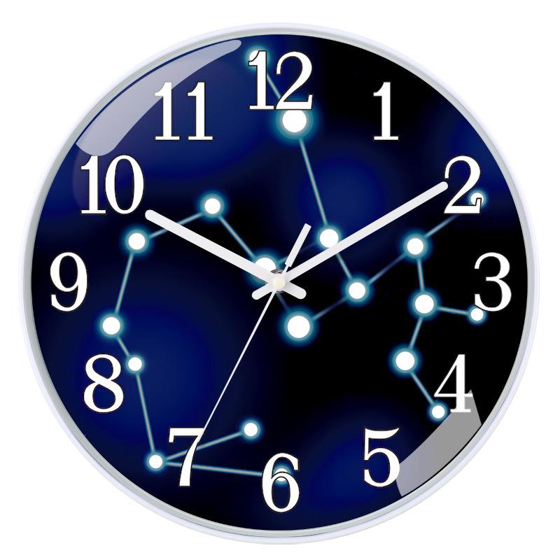 12 дюймов 30 см Гостиная Дом Мода Современные Простые Мраморный узор Декорация Креативные Кварцевые Часы Настенные часы