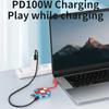 Док-станция 2-го типа Type-C 3-в-1 Для Switch 2 4K 60 Гц USB 3.0 5 Гбит/с PD-100 Вт
