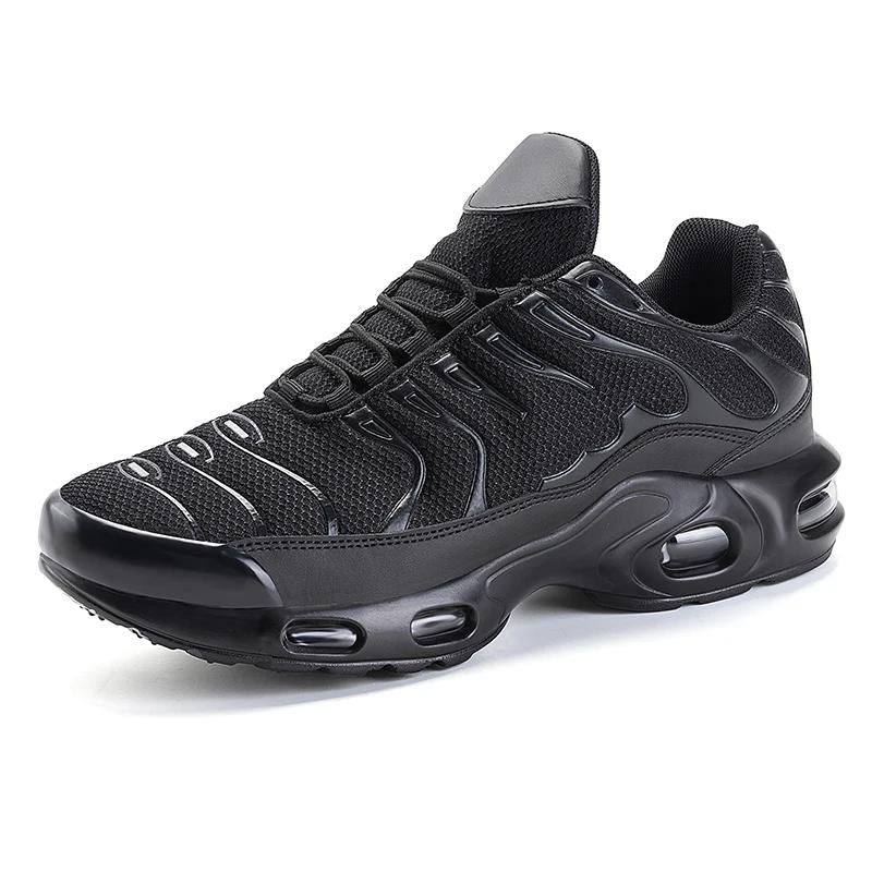 Сетчатые кроссовки на шнуровке, ультралегкие, для бега, с воздушной подушкой, дышащие, сетчатые, повседневные спортивные кроссовки для мужчин и женщин