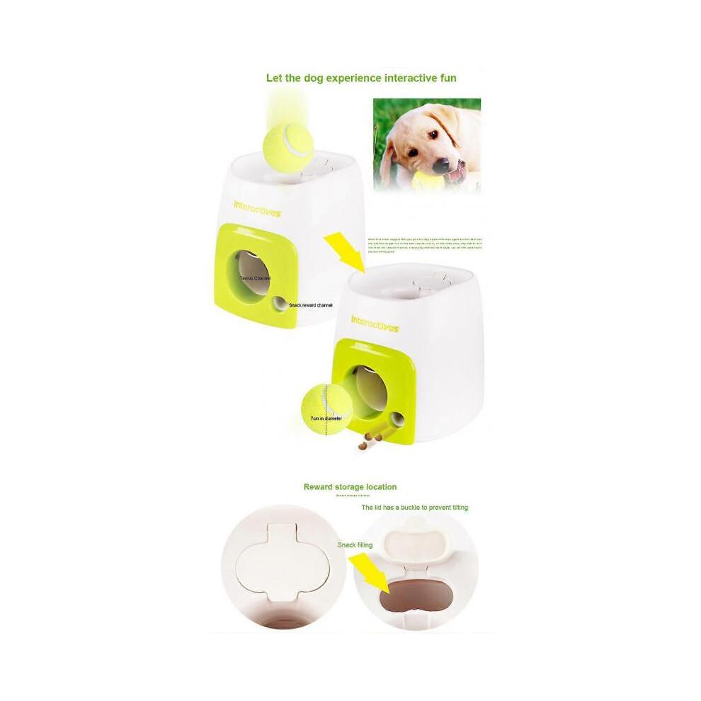 Automatic Dog Ball Launcher Throwing Ball Machine Tennis Ball Thrower Automatic for Small Dogs And Medium Dogs Or Pet Interactive Launcher Toy With