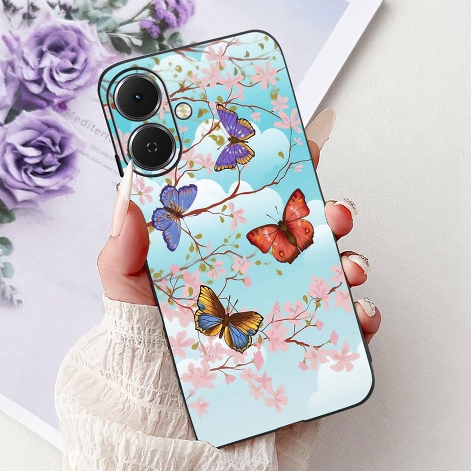 Cute Painting Phone Case For Tecno Spark Go 2 2025 Soft Silicone TPU Back Cover For Tecno Spark Go2 KM4 Cases Bumpers