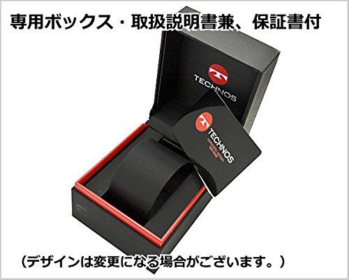 TECHNOS Solar Watch Solar Cell Watch Ceramic Black TE9002TB [TECHNOS] Мужские