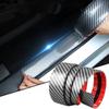 Автомобильная наклейка, защитная полоса для порога, защита от царапин, углеродное волокно, защита края двери автомобиля, бампер, багажник, Flim наклейка для автомобиля