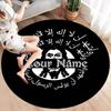 Arabian Identity Custom Name Round Area Rug Carpet Rug For Living Room Bedroom Sofa Playroom Decor Nonslip Floor Mat