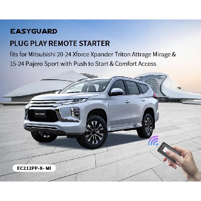 EASYGUARD Запуск двигателя с пульта ДУ Plug & Play Подходит для Mitsubishi 20-24 Xforce Xpander Triton Attrage Mirage и 15-24 Pajero Sport