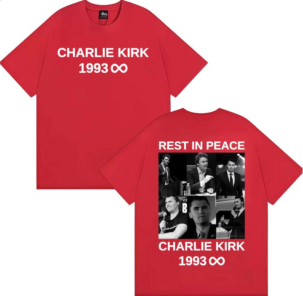 Rest in Peace Charlie Kirk Graphic Tshirts Men Women Fashion Casual 100 Cotton Tee Shirt Harajuku Classic Short Sleeve T Shirt