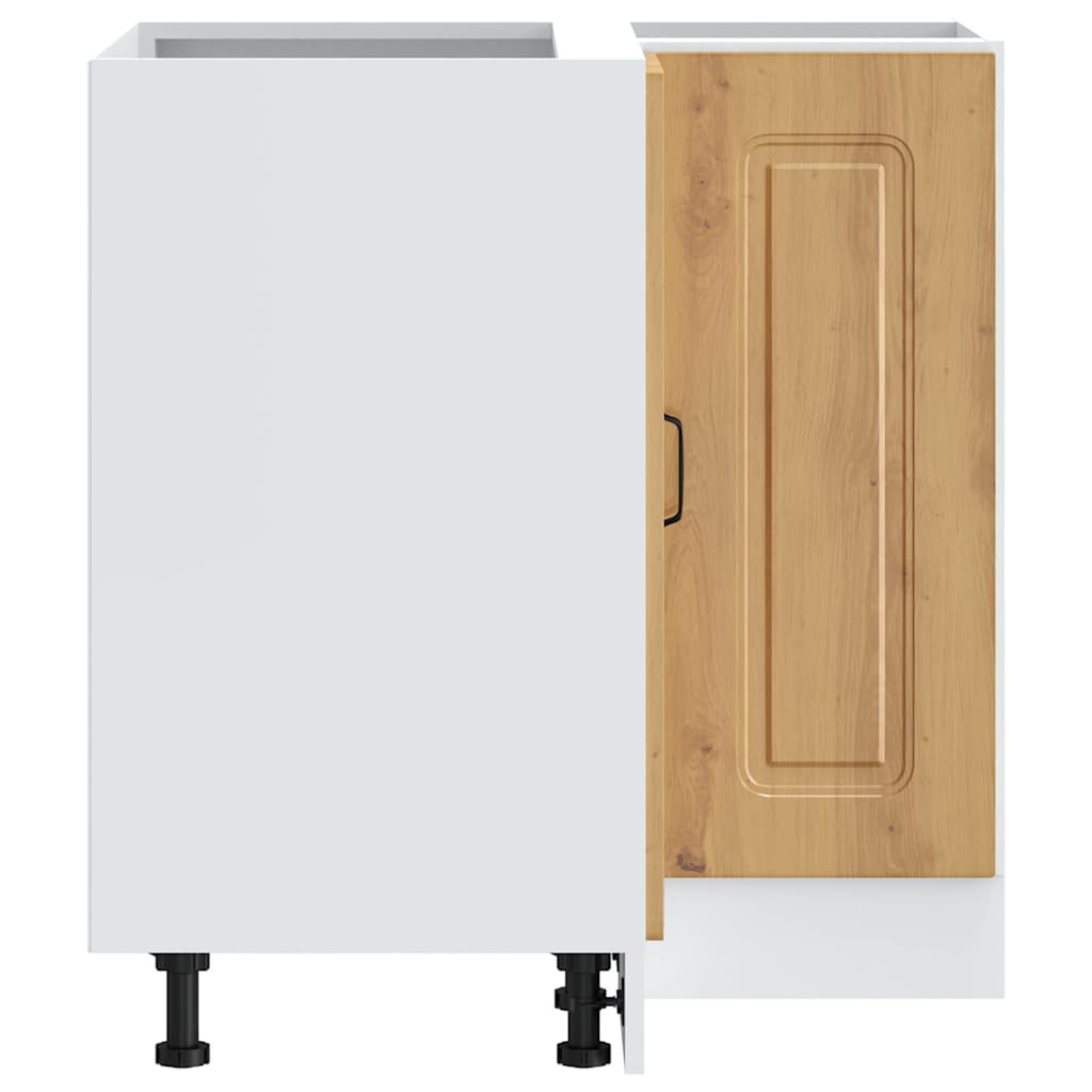 Corner Kitchen Base Cabinet Kalmar Artisan Oak Particleboard