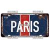 [SQ-DGLZ] Винтажный Металлический Знак Города Франция Жестяная Табличка Номерной Знак Декор Табличка Металлическая Винтаж Бар Паб Клуб Дом Настенное Украшение